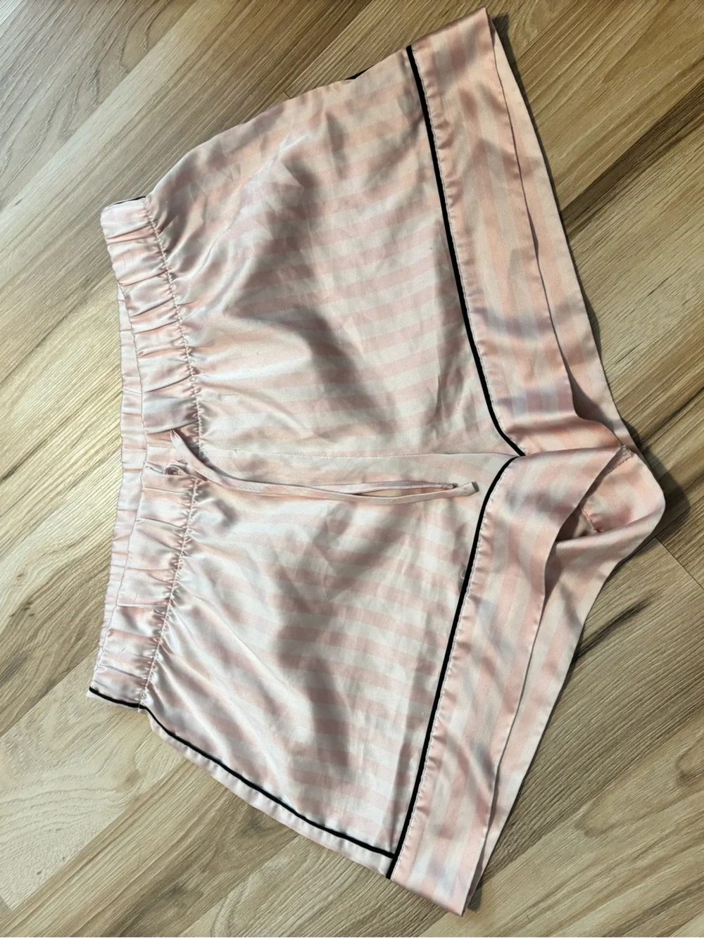 Victoria’s Secret Satin Stripe Cami & Short PJ Set
